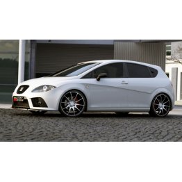 Накладка сплиттер на передний бампер на Seat Leon II Cupra / FR